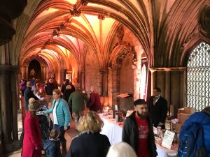 The crowds of people and the stunning Cathedral architecture 