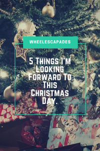 Christmas gifts under a tree. An image that can be pinned. Title text is written over image