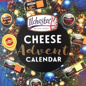 The front of my advent calendar has a wreath on made with images of the various cheeses.