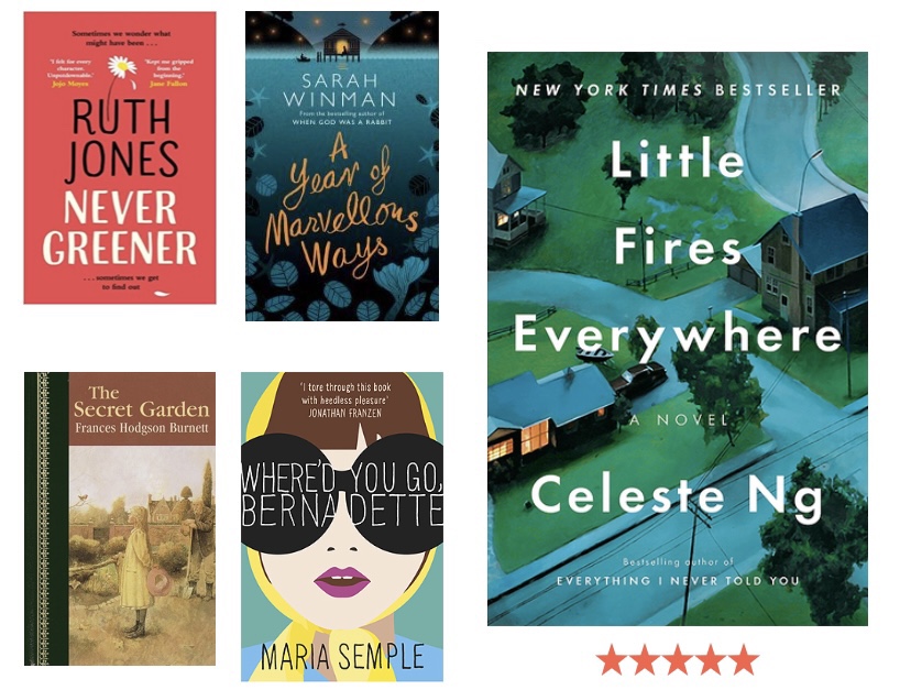 Thumbnail images of the book covers for the following reviews. 